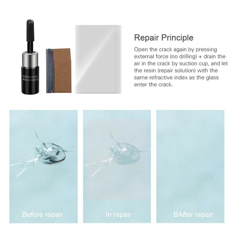 Windshield Nano Repair 5 Pcs Set